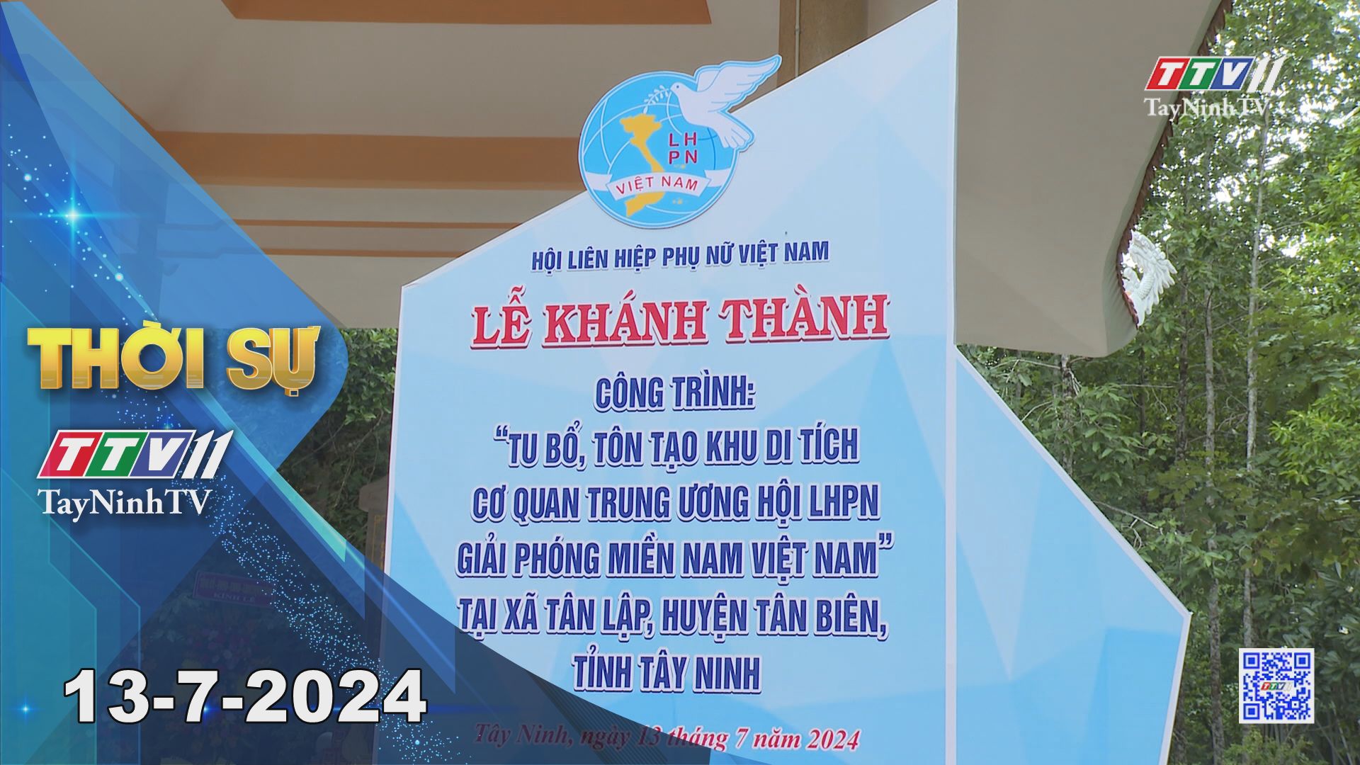 Thời sự Tây Ninh 13-7-2024 | Tin tức hôm nay | TayNinhTV